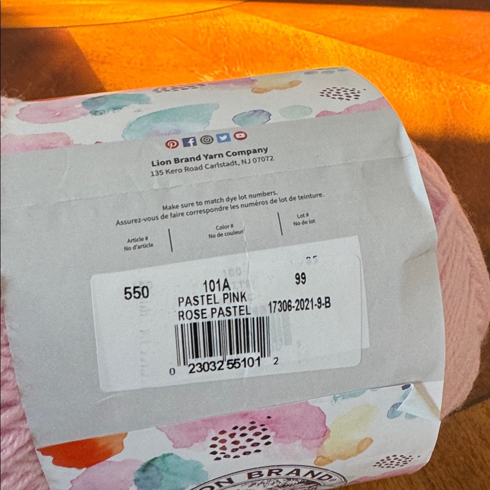 LION BRAND YARNS, Pound of Love® Yarn, NWT see my closet for other colors - Picture 3 of 7